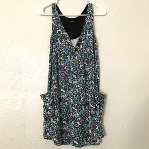 Insight robot garden party cotton pocket sun dress